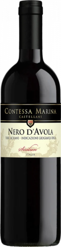 Nero d'Avola Sicilia DOC Contessa Marina Italien trocken