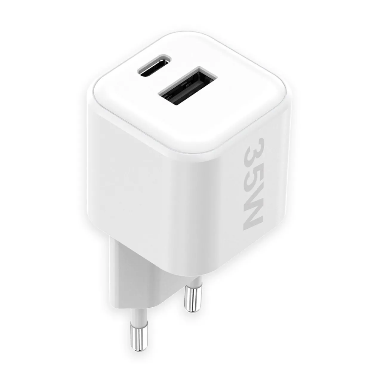Netzteil MINI GaNto 35W Type-C PD + USB-A FC weiß
