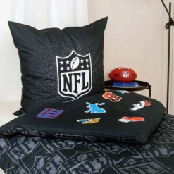 NFL Bettwäsche Größe 80x80 + 135x200 cm