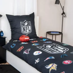 NFL Bettwäsche Größe 80x80 + 135x200 cm