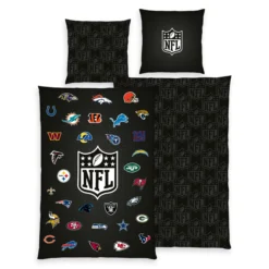 NFL Bettwäsche Größe 80x80 + 135x200 cm
