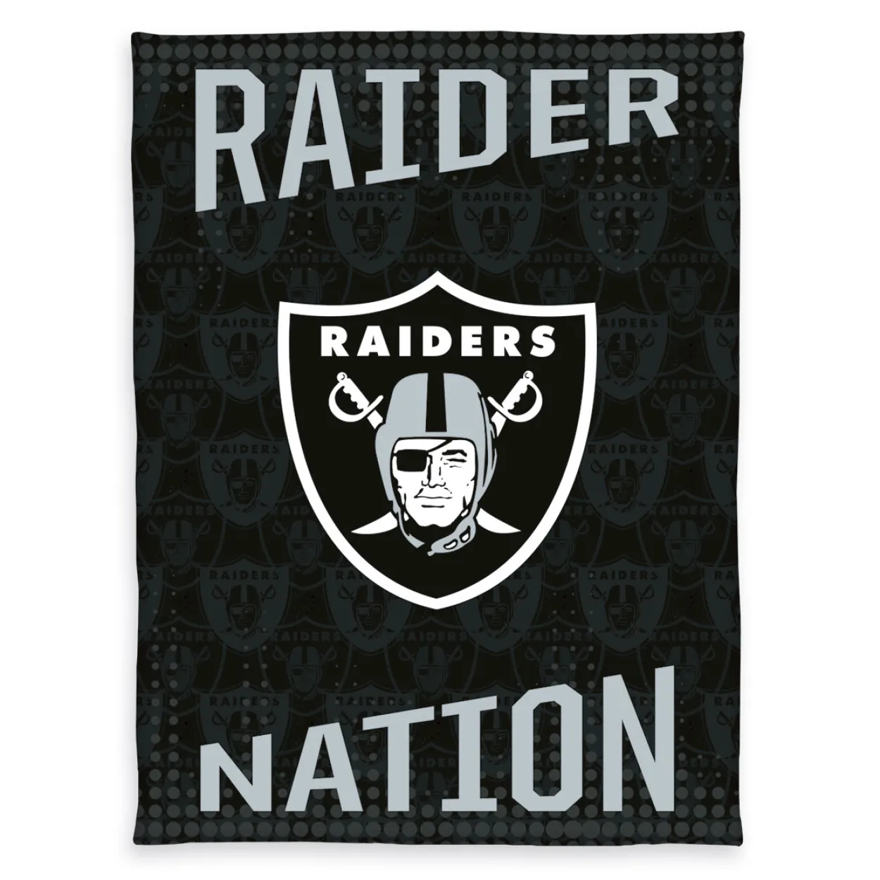 NFL Raiders Wellsoft-Decke Größe 150x200 cm