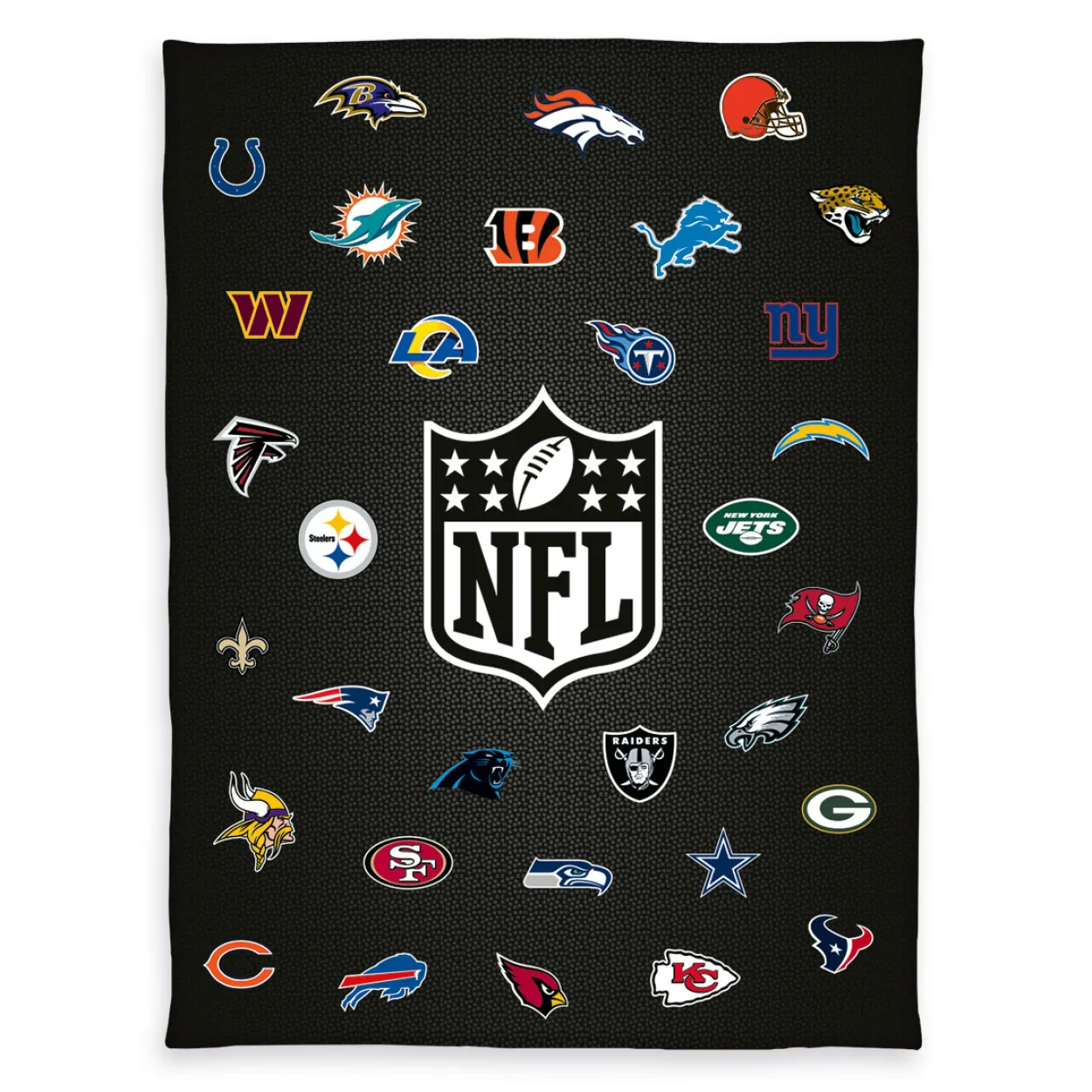 NFL Wellsoft-Decke Größe 150x200 cm