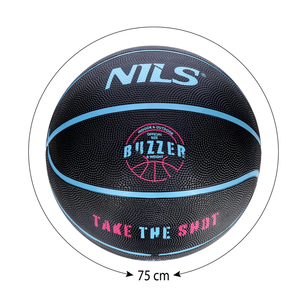 NILS BUZZER NPK271 Basketball Größe 7 Outdoor