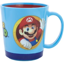 Nintendo Super Mario Trinkbecher – 410 ml PP-Becher, kippsicher & robust