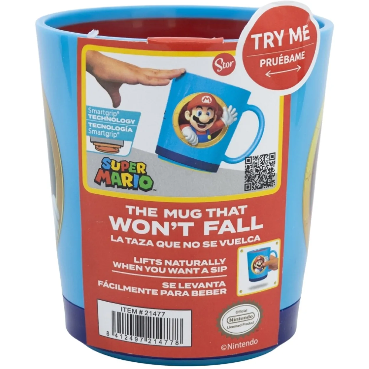 Nintendo Super Mario Trinkbecher – 410 ml PP-Becher, kippsicher & robust