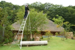 Niwaki Gartenleiter und 3-Holm-Leiter 360 cm