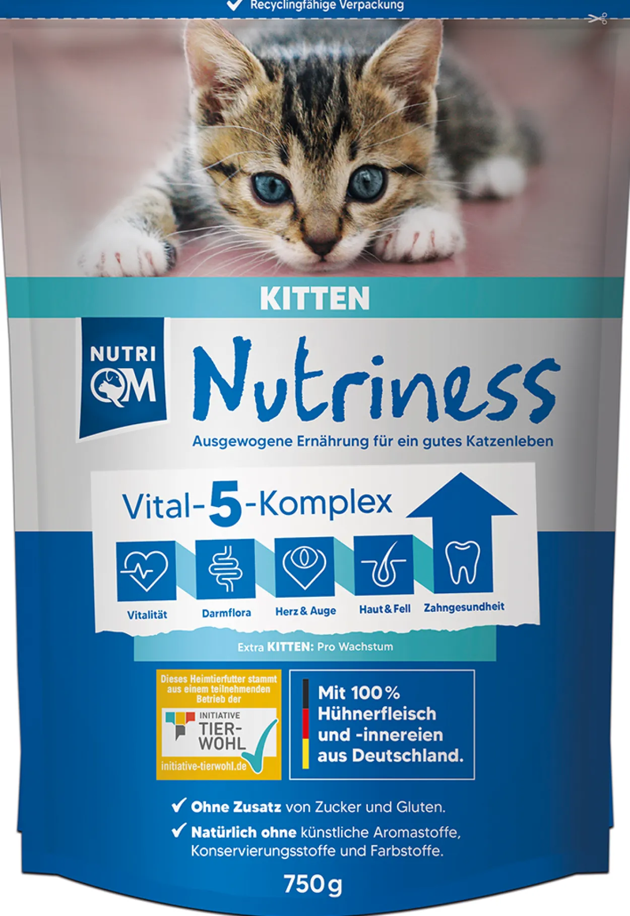 Nutriness Kitten 5x 750g
