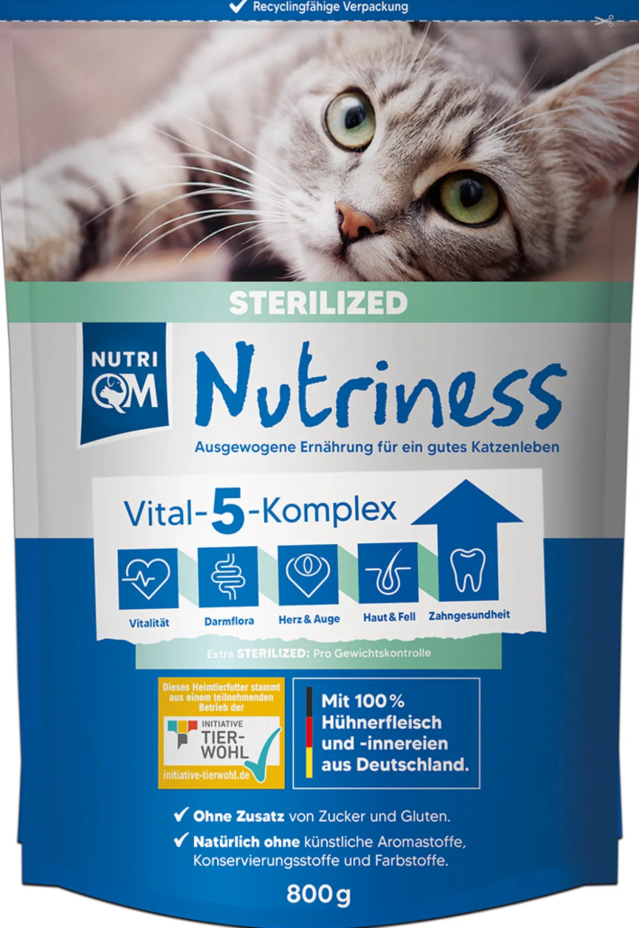 Nutriness Sterilized 5 x 800g