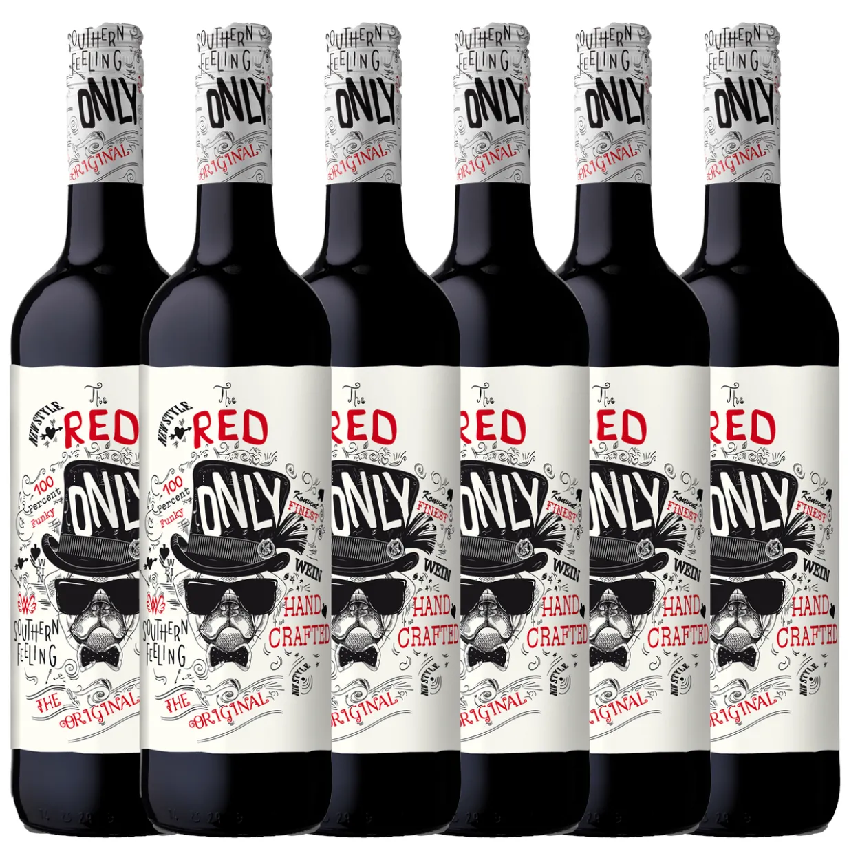Only Red Rotweincuvée 0,75 l - 6er Karton