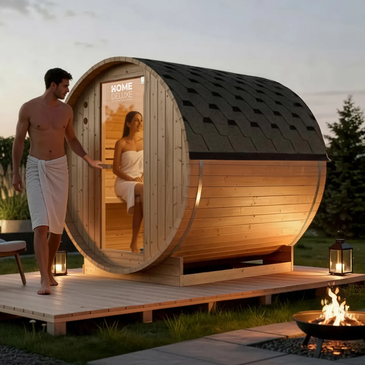 Outdoor Fasssauna LAHTI L
