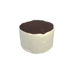 Outdoorfähiger Hocker BICO, Dunkelbraun