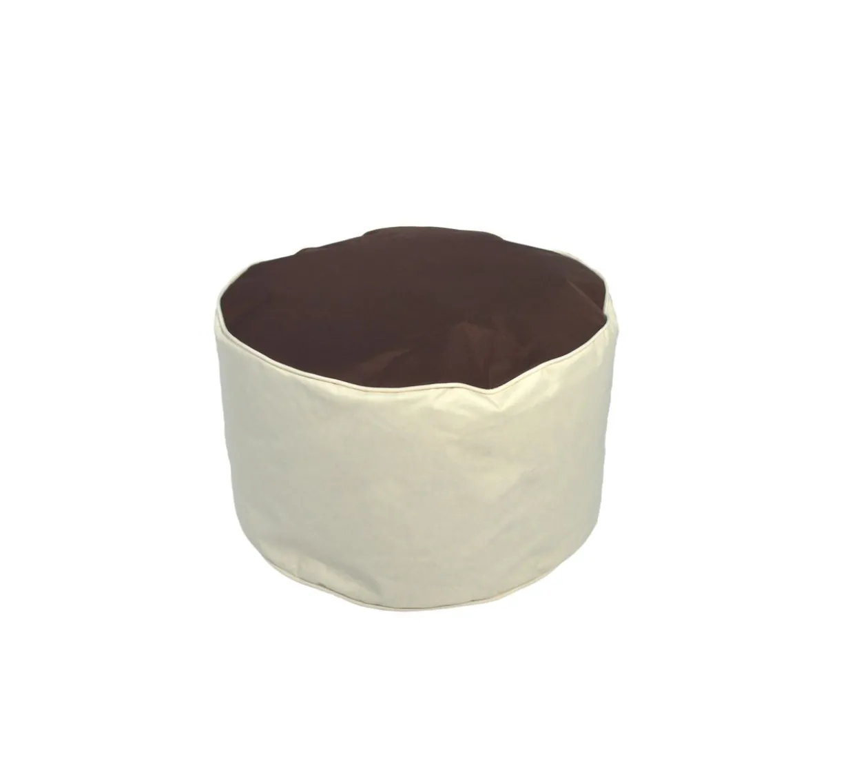 Outdoorfähiger Hocker BICO, Dunkelbraun