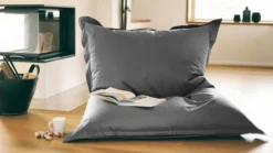 Outdoorfähiger Riesensitzsack ca. 140 x 180 cm, Farbe anthrazit