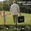 Outdoor-Teppich, Campingteppich mit Doppelseitigem Design für Balkon