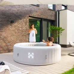Outdoor Whirlpool SPLASH - Uni-Grau- 6 Personen