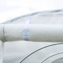 Outsunny Polyethylenfolie 3x2x2m Ersatzfolie mit 6 Fenster für Folientunnel