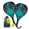 Padelschläger 46,5cm schwarz Starter Set - 4tlg.