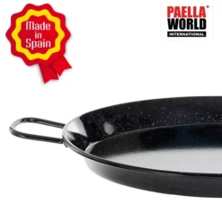 Paella World Emaillierte Paellapfanne, beste Brat- und Kocheigenschaften