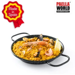 Paella World Emaillierte Paellapfanne, beste Brat- und Kocheigenschaften