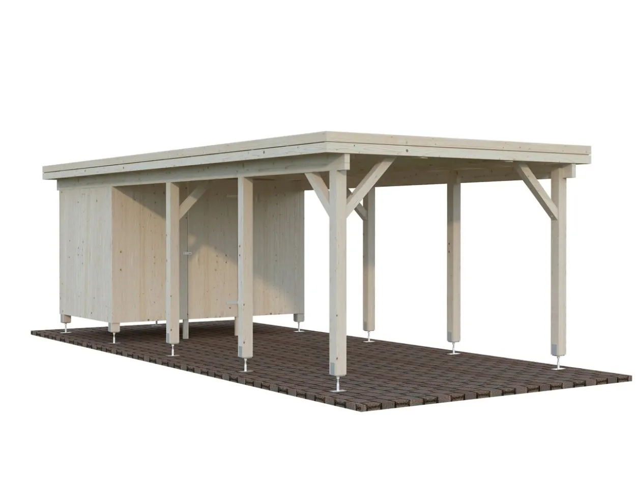 Palmako Carport Kasper 23,1 m² mit Geräteraum