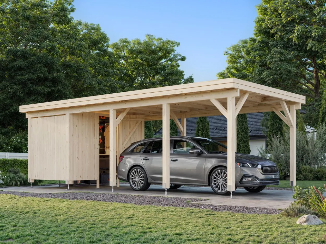 Palmako Carport Kasper 23,1 m² mit Geräteraum