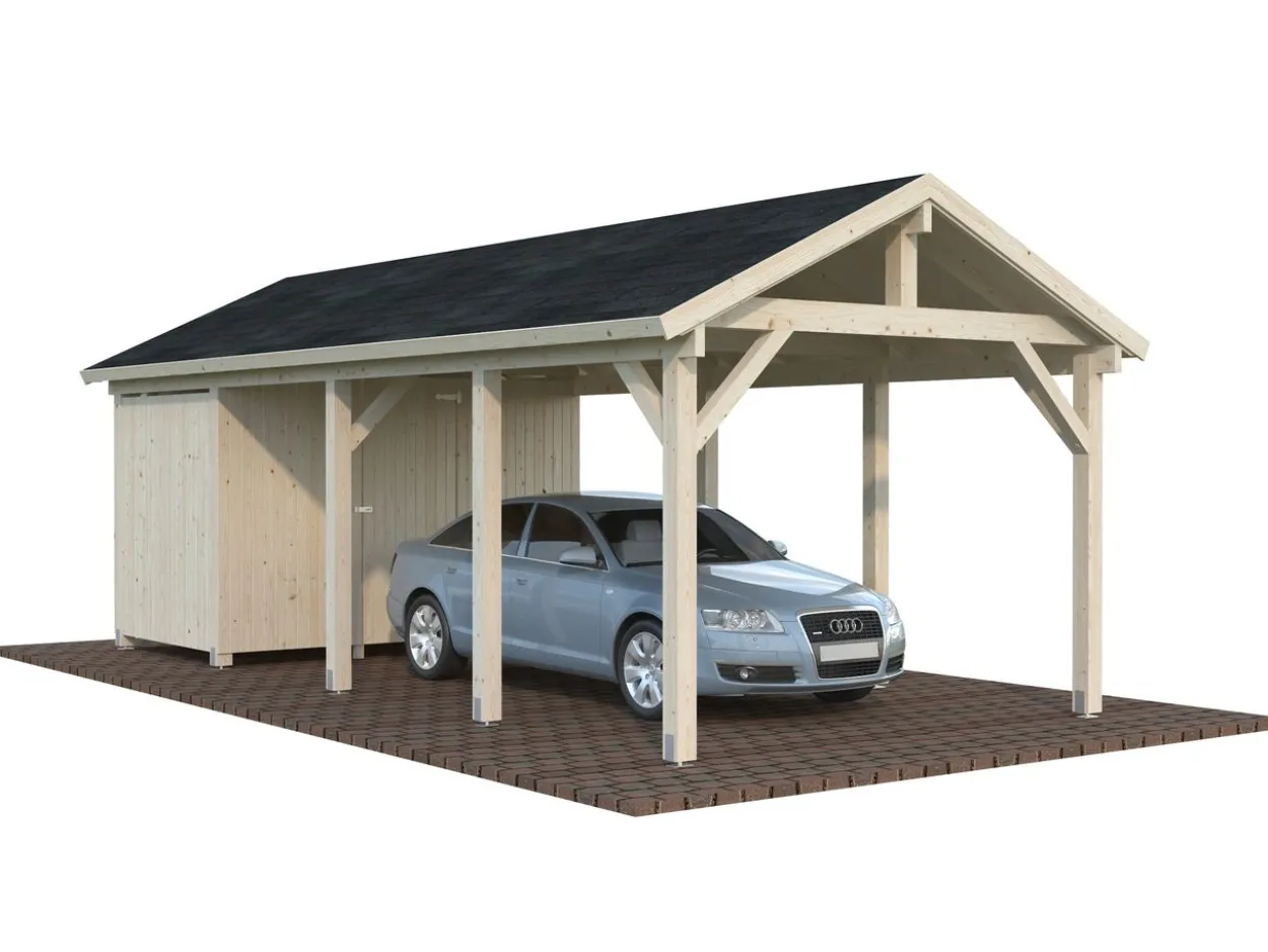 Palmako Carport Ruben 23,1 m² mit Geräteraum