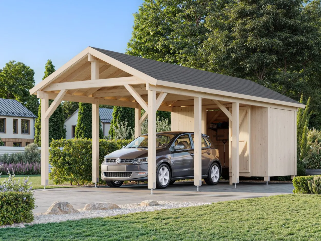 Palmako Carport Ruben 23,1 m² mit Geräteraum