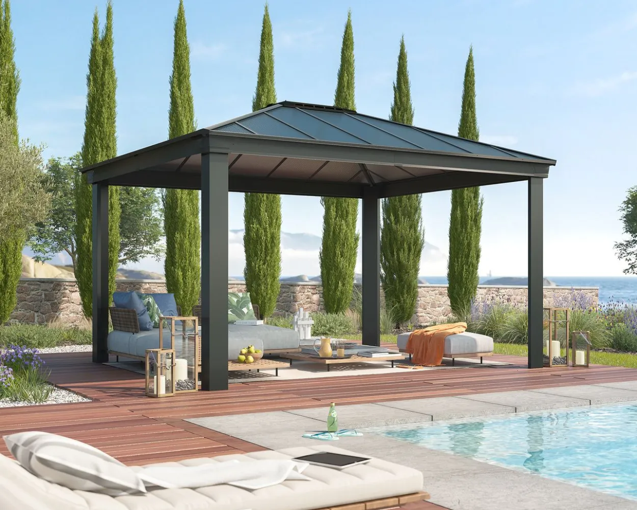 Palram Aluminium Pavillon Dallas 4300