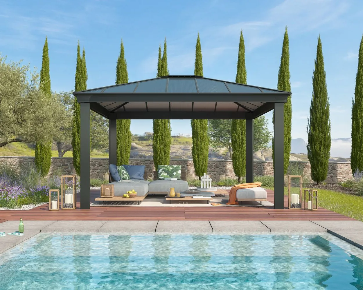 Palram Aluminium Pavillon Dallas 4300