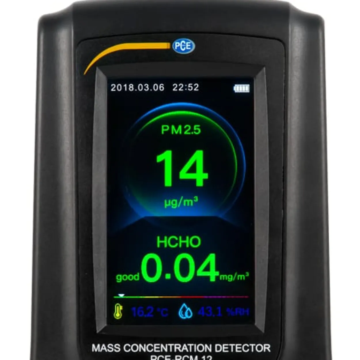 Partikel-Massenkonzentration-Messgerät PCE-RCM 12