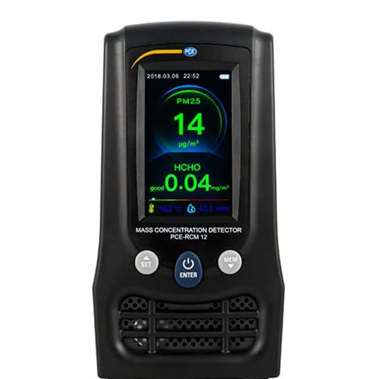 Partikel-Massenkonzentration-Messgerät PCE-RCM 12