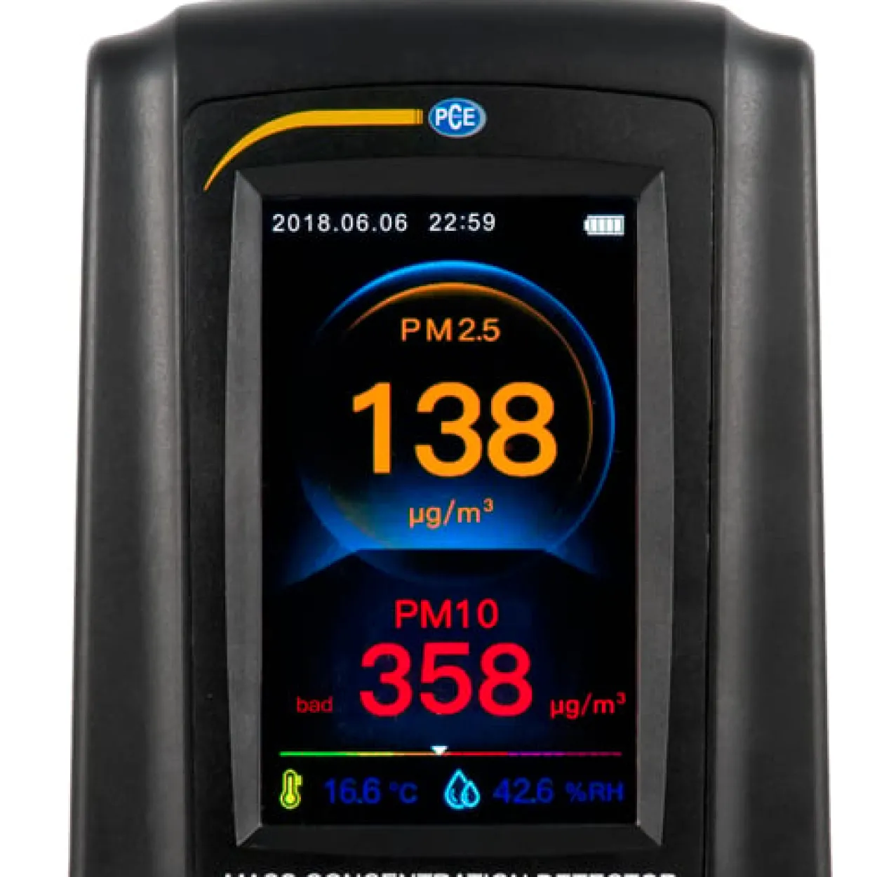 Partikel-Massenkonzentration-Messgerät PCE-RCM 11