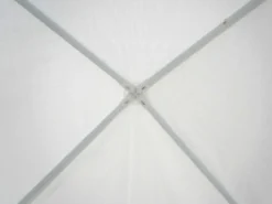 Partyzelt Pavillon mit 4 Seitenwänden, ca. 300 x 300 x 250 cm – Weiß