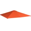 Pavillondach Ersatzdach Pavillonabdeckung Polyester Orange 2,98x2,95m
