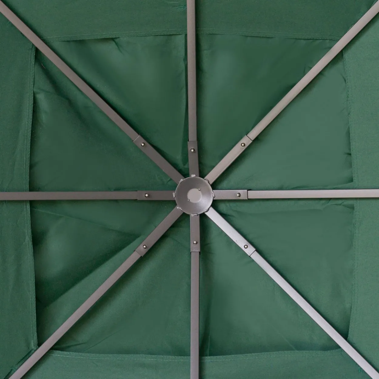 Pavillondach Ersatzdach Pavillonabdeckung Polyester Grün 3x3m