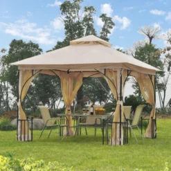 Pavillon, Doppeldach 3x3m