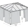 Pavillon Palermo 4300 Vorhangset
