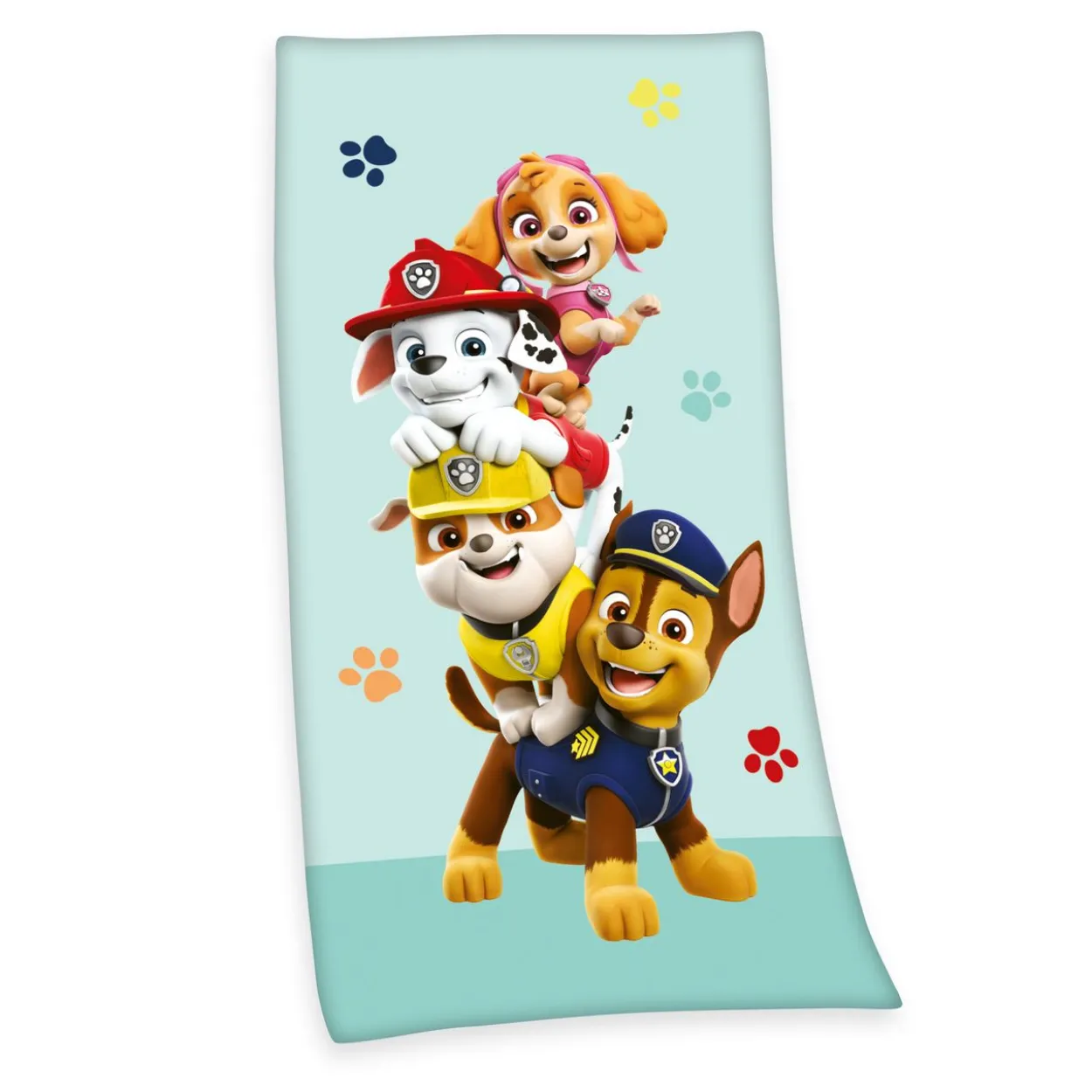 Paw Patrol Velourstuch Größe 150x75 cm