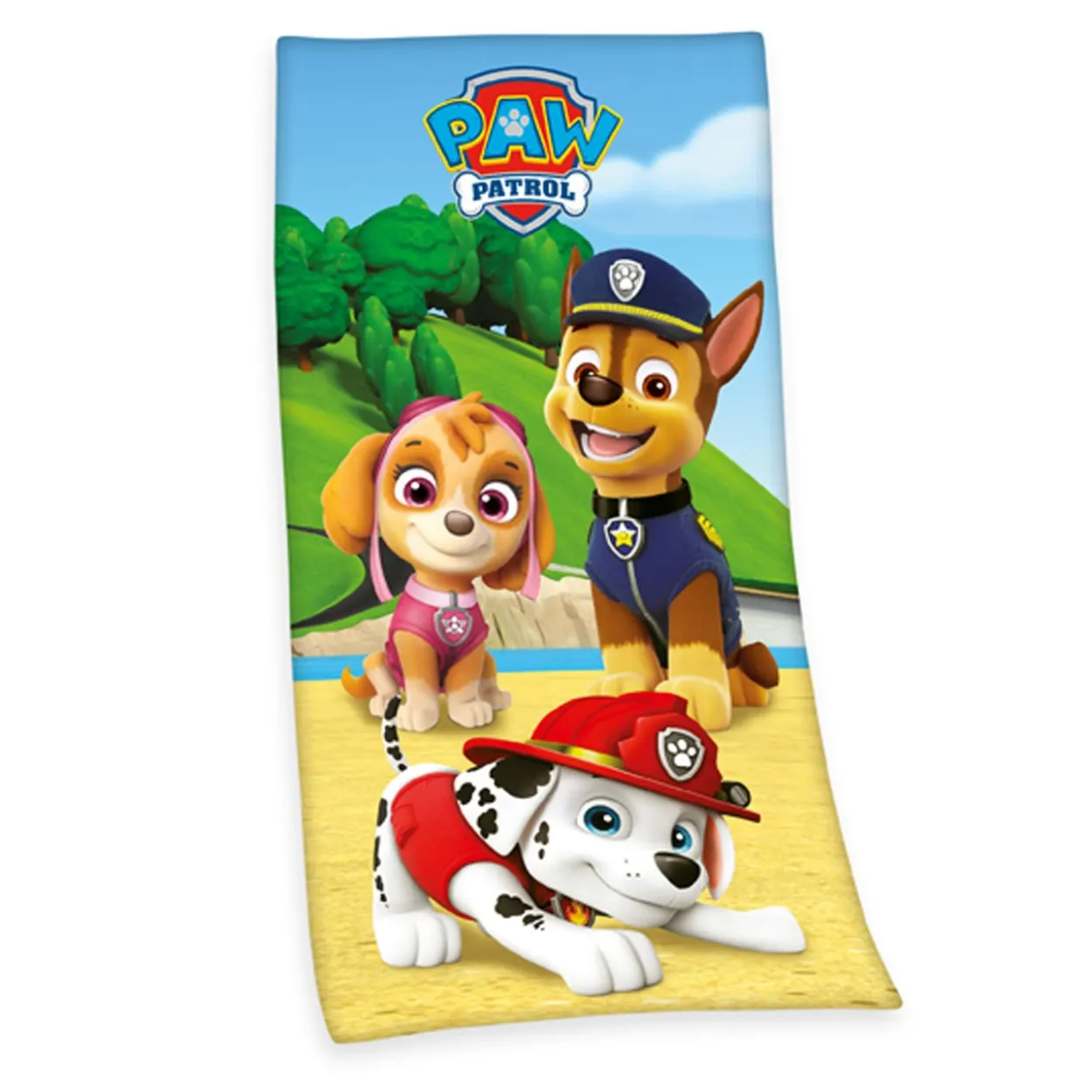 Paw Patrol Velourstuch Größe 75x150 cm