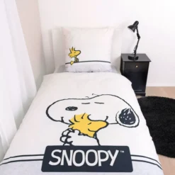 Peanuts Bettwäsche Größe 80x80 + 135x200 cm