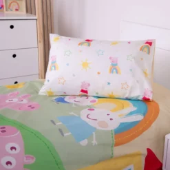 Peppa Pig Bettwäsche "Made in Green" Größe 40x60 + 100x135 cm