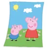 Peppa Pig Fleece-Decke Größe 130x160 cm