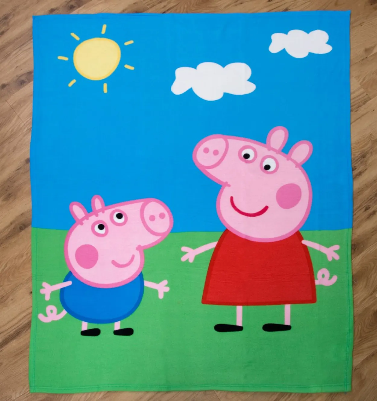Peppa Pig Fleece-Decke Größe 130x160 cm