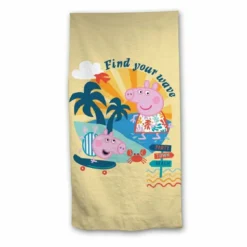 Peppa Pig Strandtuch Ideal für Strand und Pool, 70x140 cm