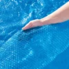 PE-Solarabdeckplane 703 x 336 cm, blau, eckig