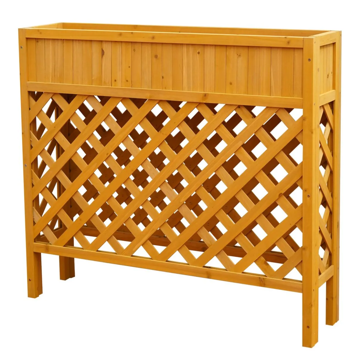 Pflanzgefäß aus Holz, ca. 60 x 25 x 90 cm