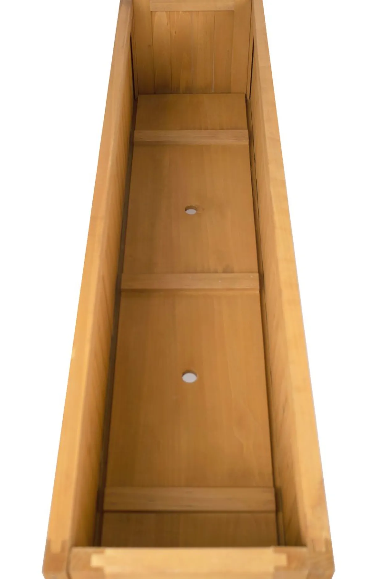 Pflanzgefäß aus Holz, ca. 100 x 25 x 90 cm