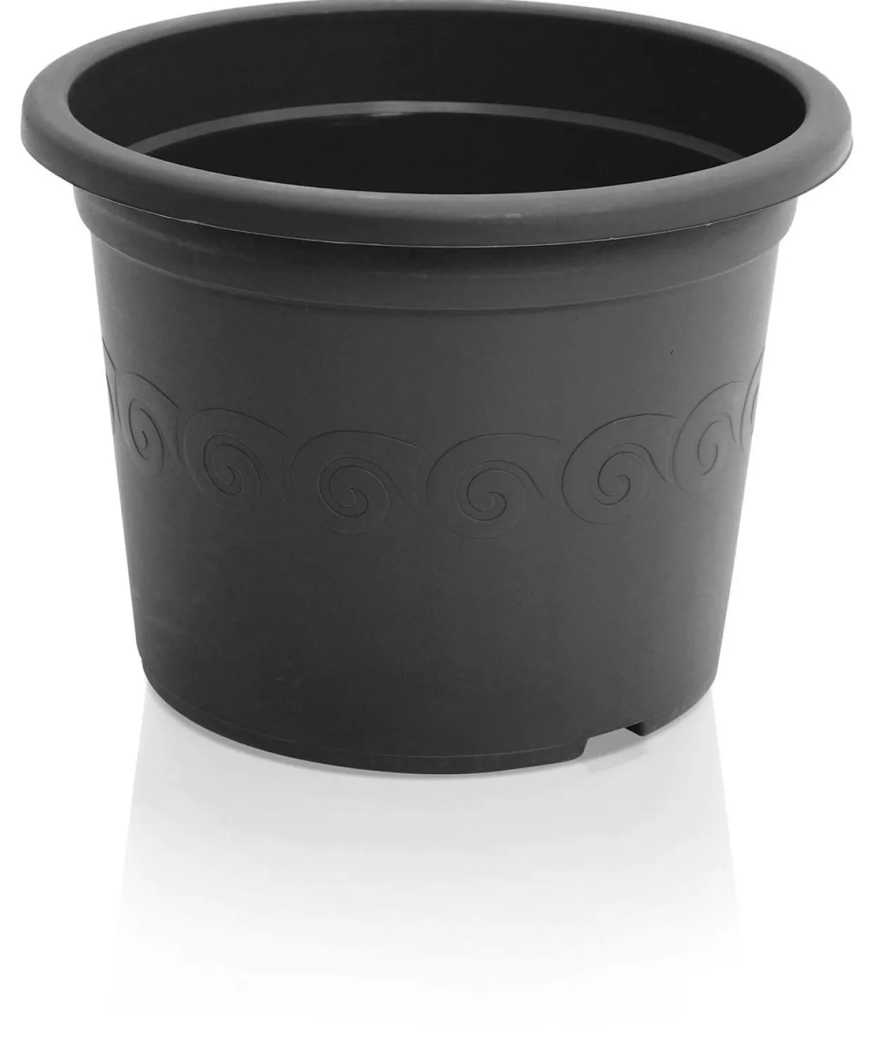Pflanztopf "Classic", Rund Ø ca. 20 x 15 cm - Anthrazit