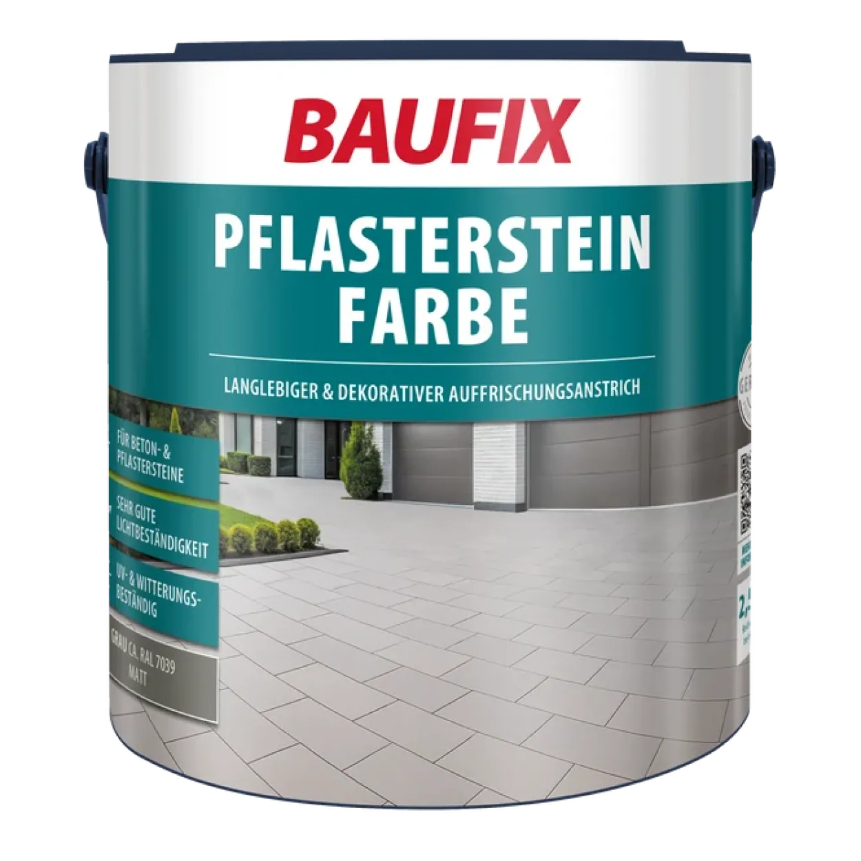 Pflasterstein-Farbe - grau 2,5L
